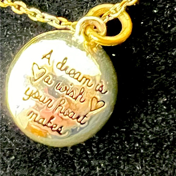 Disney Princess Cinderella Charm Pendant 18” Silver-Toned Necklace - Picture 3 of 9